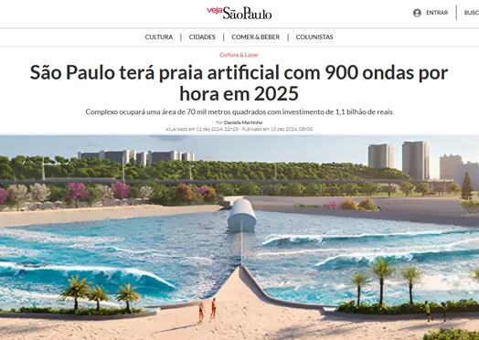 praia artificial